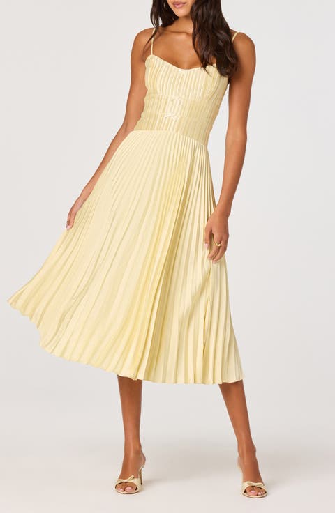 Shionagh Pleated A-Line Dress