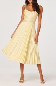 ASTR the Label Shionagh Pleated A-Line Dress