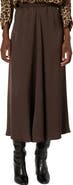 GERARD DAREL Bella Satin Midi Skirt
