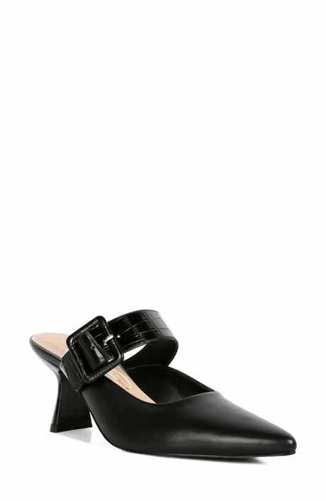LONDON RAG Pointed Toe Mule