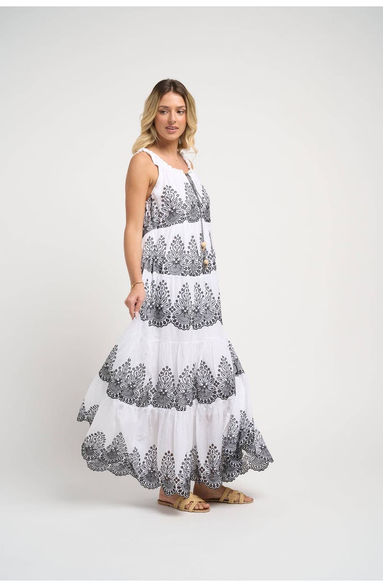 GUADALUPE DESIGN Pegasus Dress, Alternate, color, Black And White