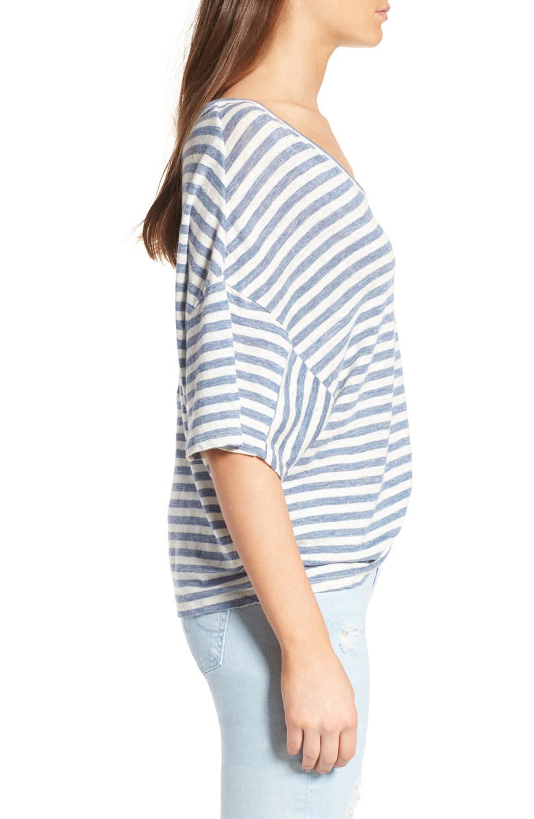 AG Glen Linen Tee, Alternate, color,