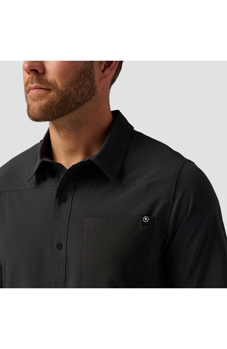 Backcountry Slickrock Short-Sleeve Button-Up Jersey - Men's, Alternate, color, Black