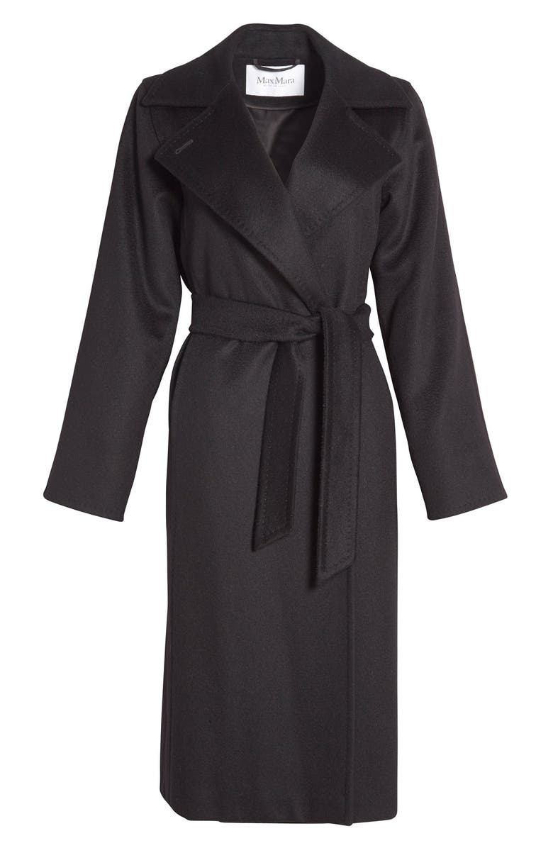 Max Mara 'Manuela' Camel Hair Coat, Alternate, color, 