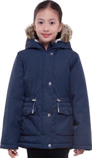 Rokka&Rolla Kids' Cozy Fleece-Lined Parka