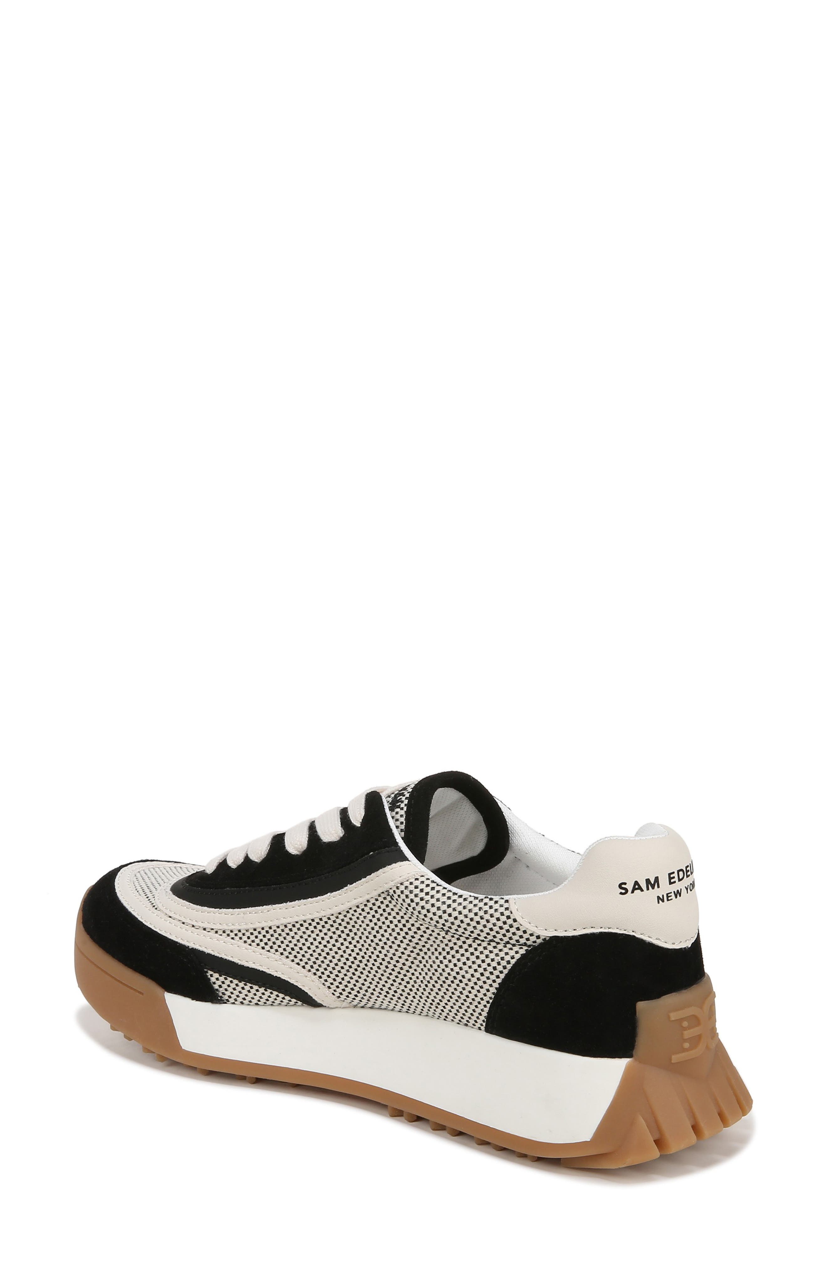 Sam Edelman Luna Sneaker, Alternate, color, Black/Custard