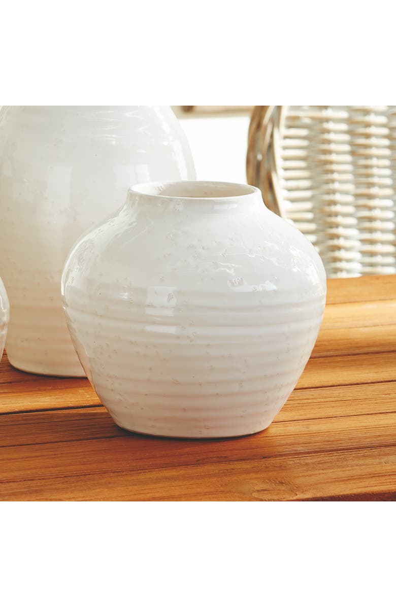 Napa Home & Garden Talullah Wide Vase, Alternate, color, White