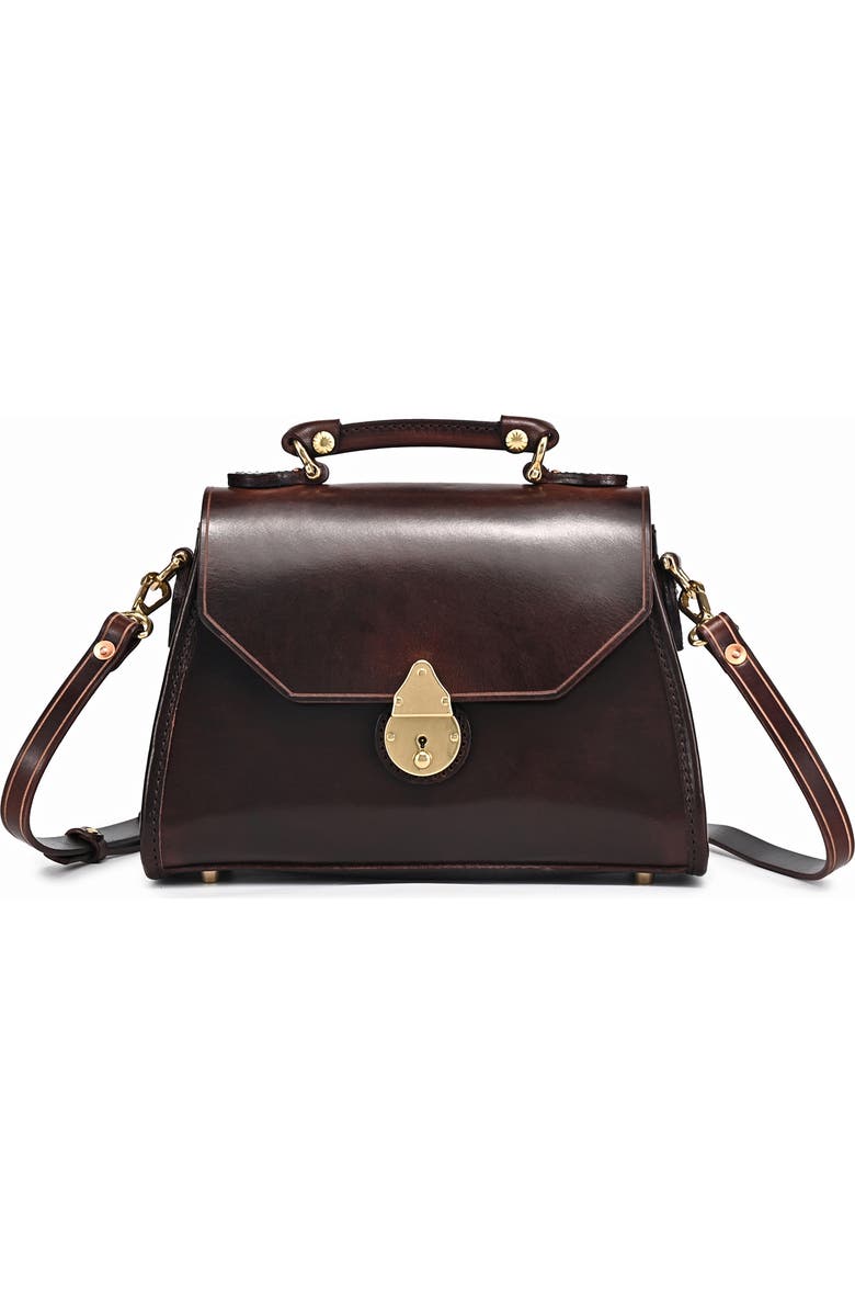 OLD TREND Laurel Genuine Leather Classic Everyday Satchel, Main, color, Brown