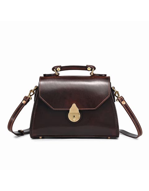 Laurel Genuine Leather Classic Everyday Satchel