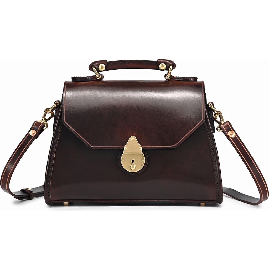 Old Trend Laurel Genuine Leather Classic Everyday Satchel In Brown