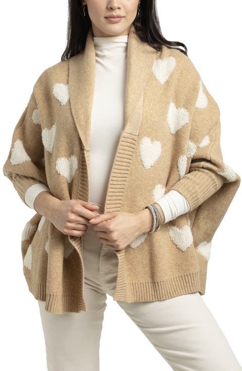 Textured Heart Cardigan