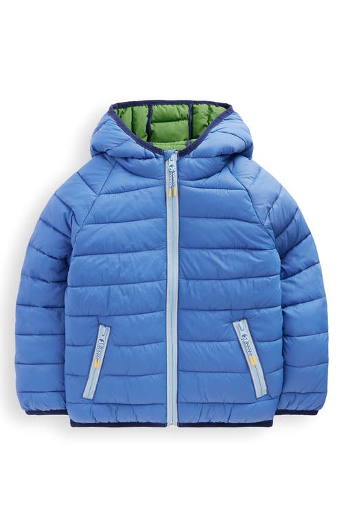 Mini Boden Kids' Pack Away Quilted Jacket In Blue