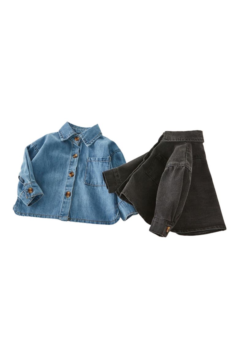 Brooklyn Denim Jacket, Alternate, color, BLACK