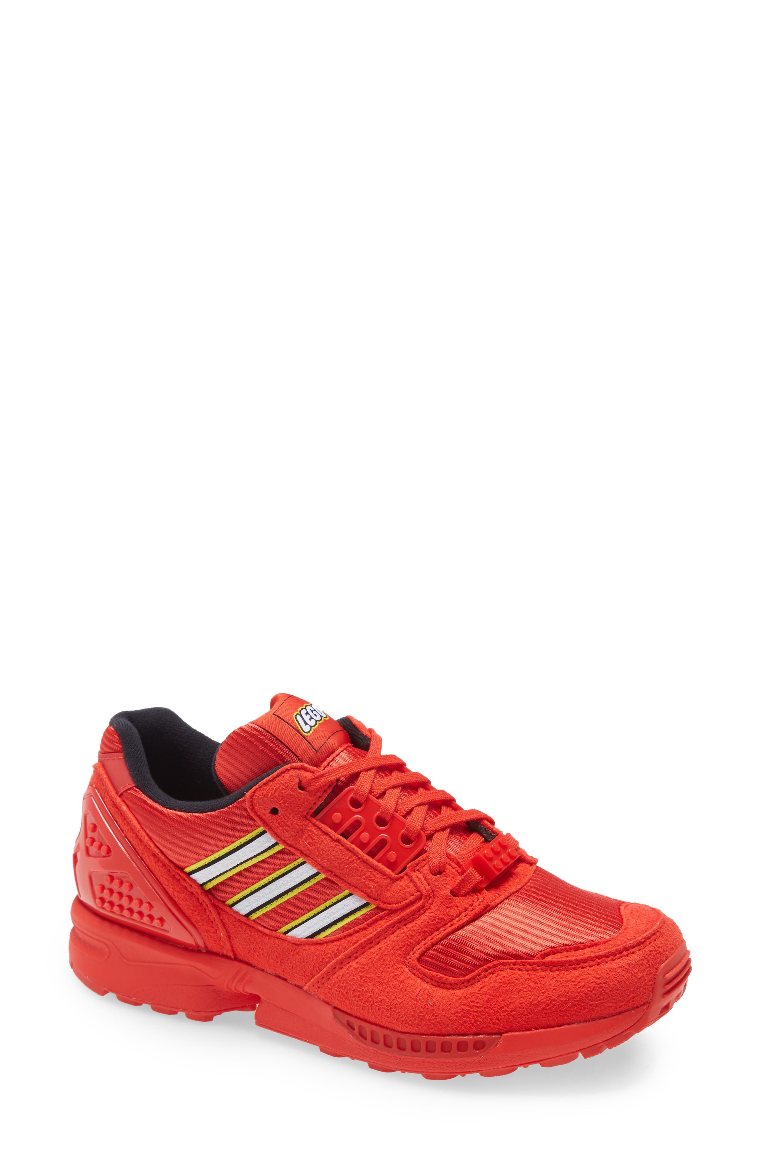 ZX 8000 x LEGO® Sneaker, Main, color, ACTIVE RED/ WHITE/ ACTIVE RED