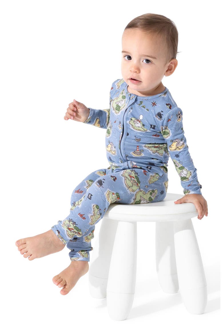 Baby Pirate Cove Convertible Footie, Alternate, color, Pirate Cove