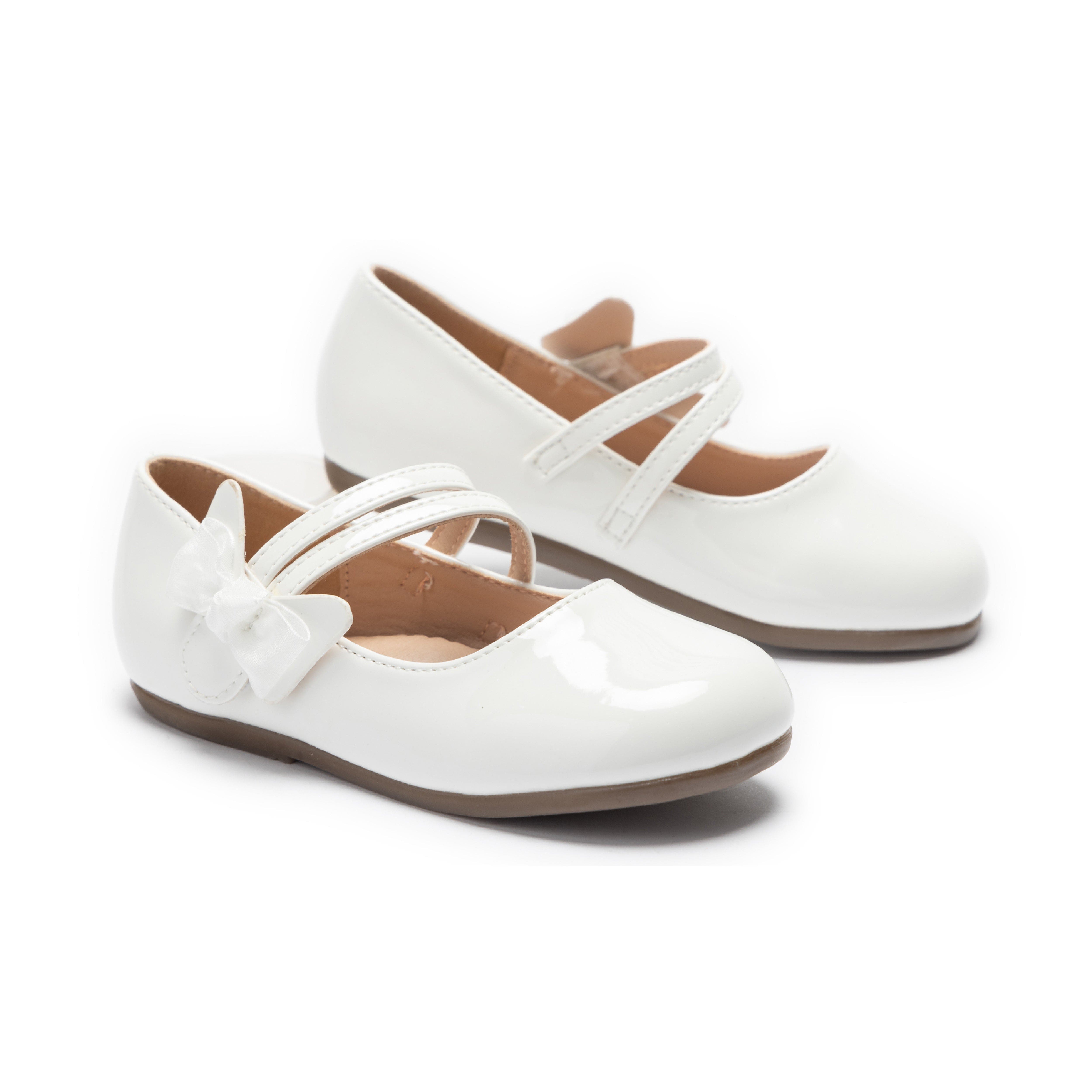 Tulleen Evelina Bow Shoes, Main, color, White