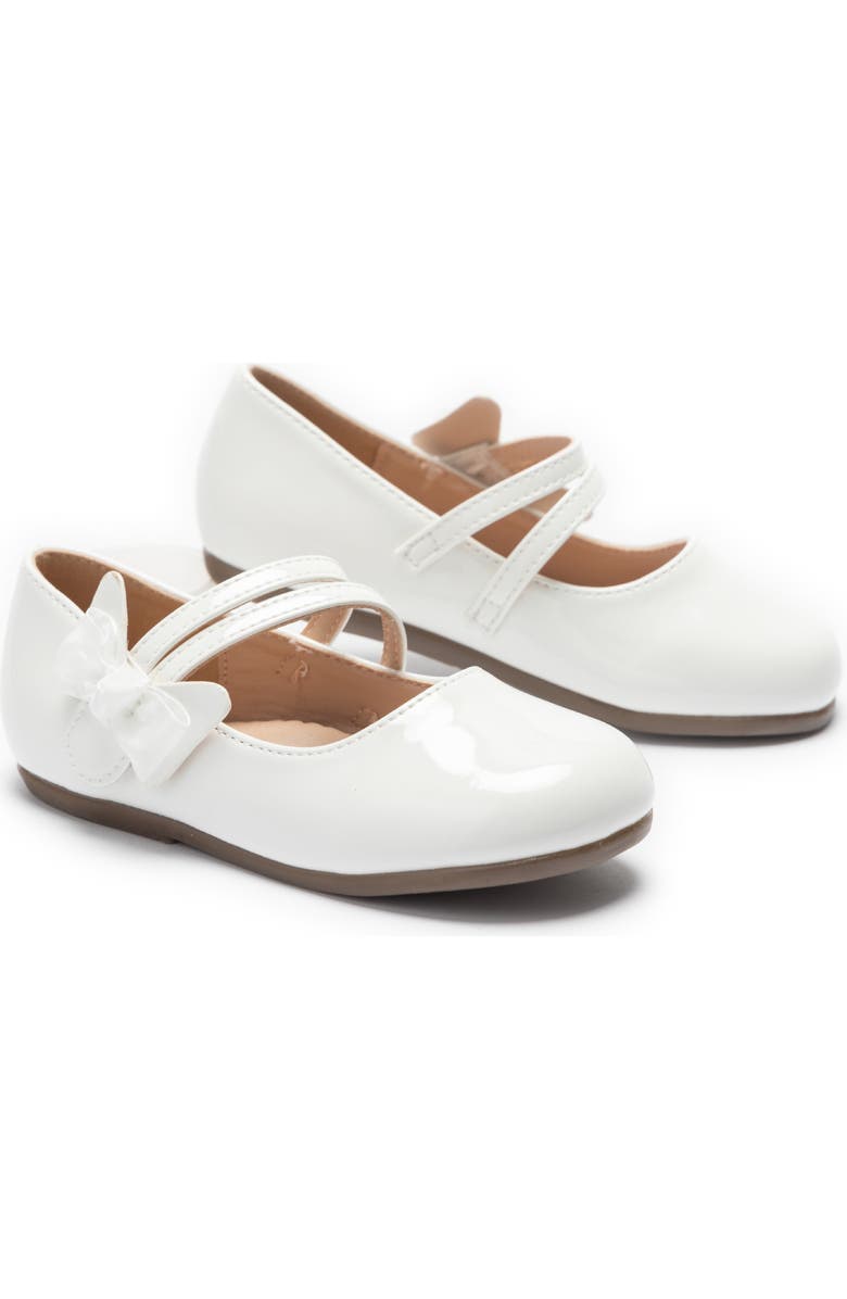 Tulleen Evelina Bow Shoes, Main, color, White