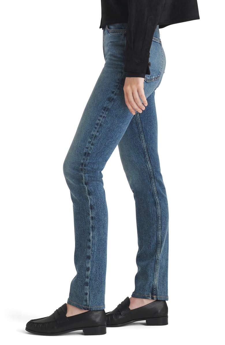 rag & bone Wren High Waist Slim Jeans, Alternate, color, Dominique
