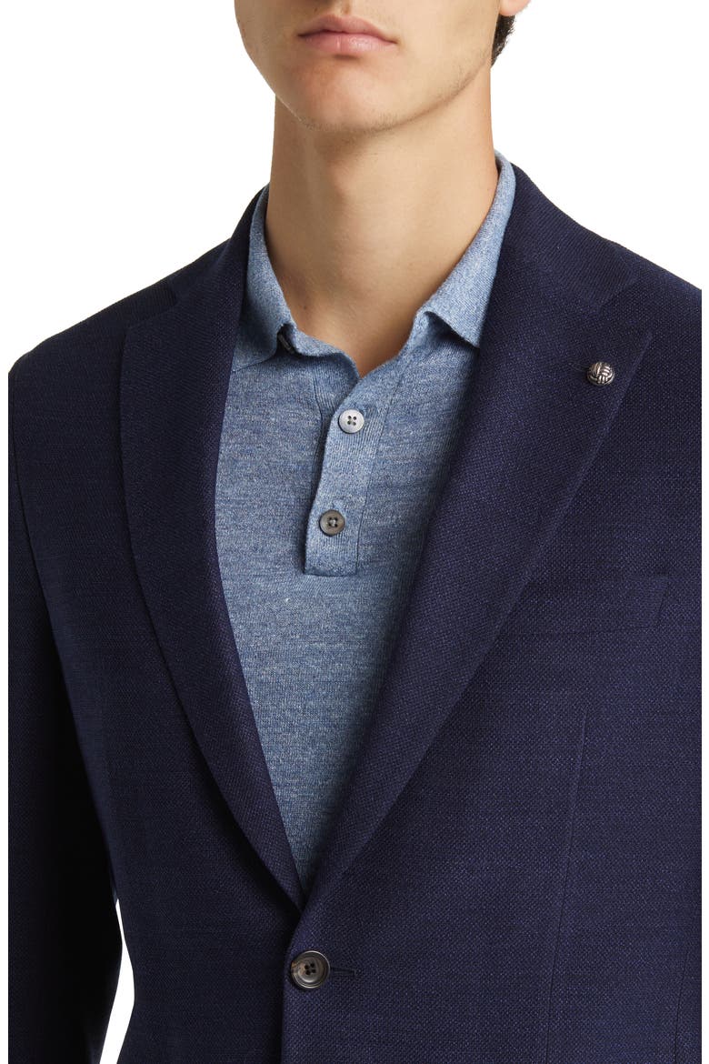 Hampton Navy Knit Wool Sport Coat, Alternate, color, BLUE