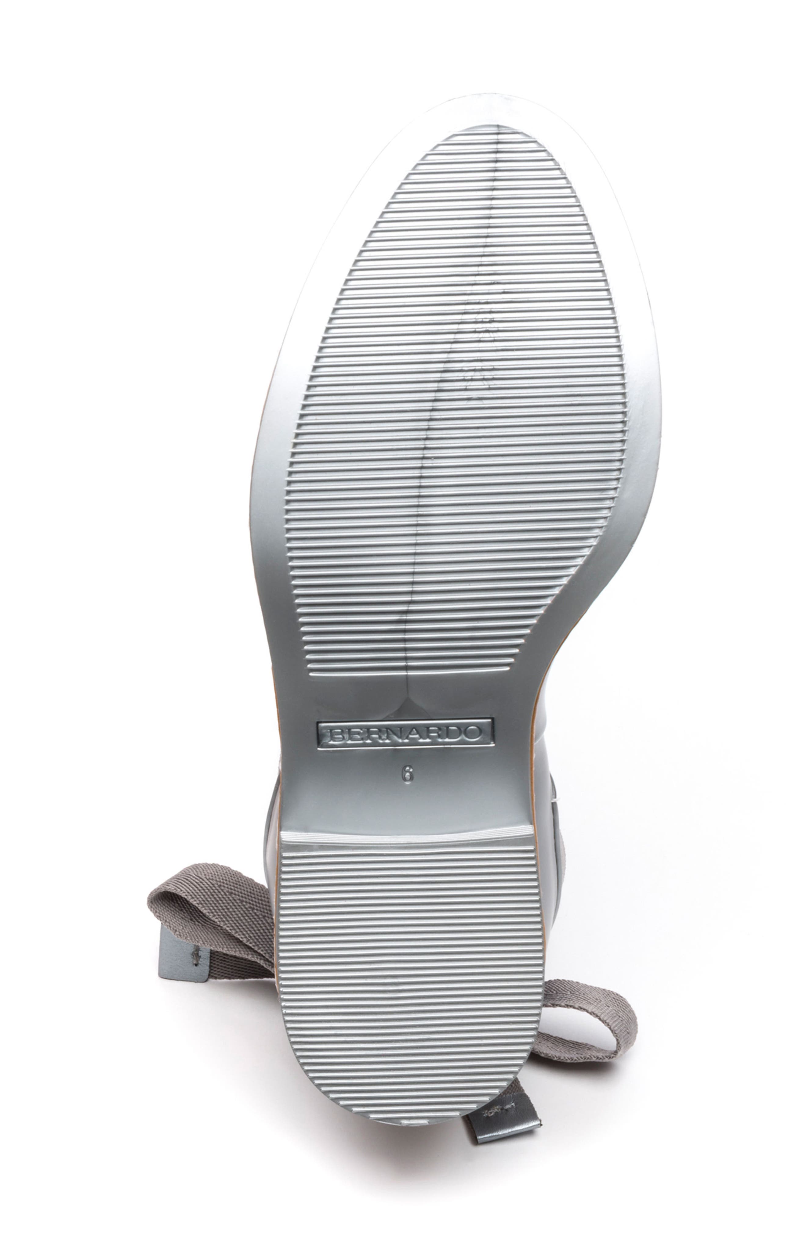 Bernardo Paxton Waterproof Rain Boot, Alternate, color, PEWTER