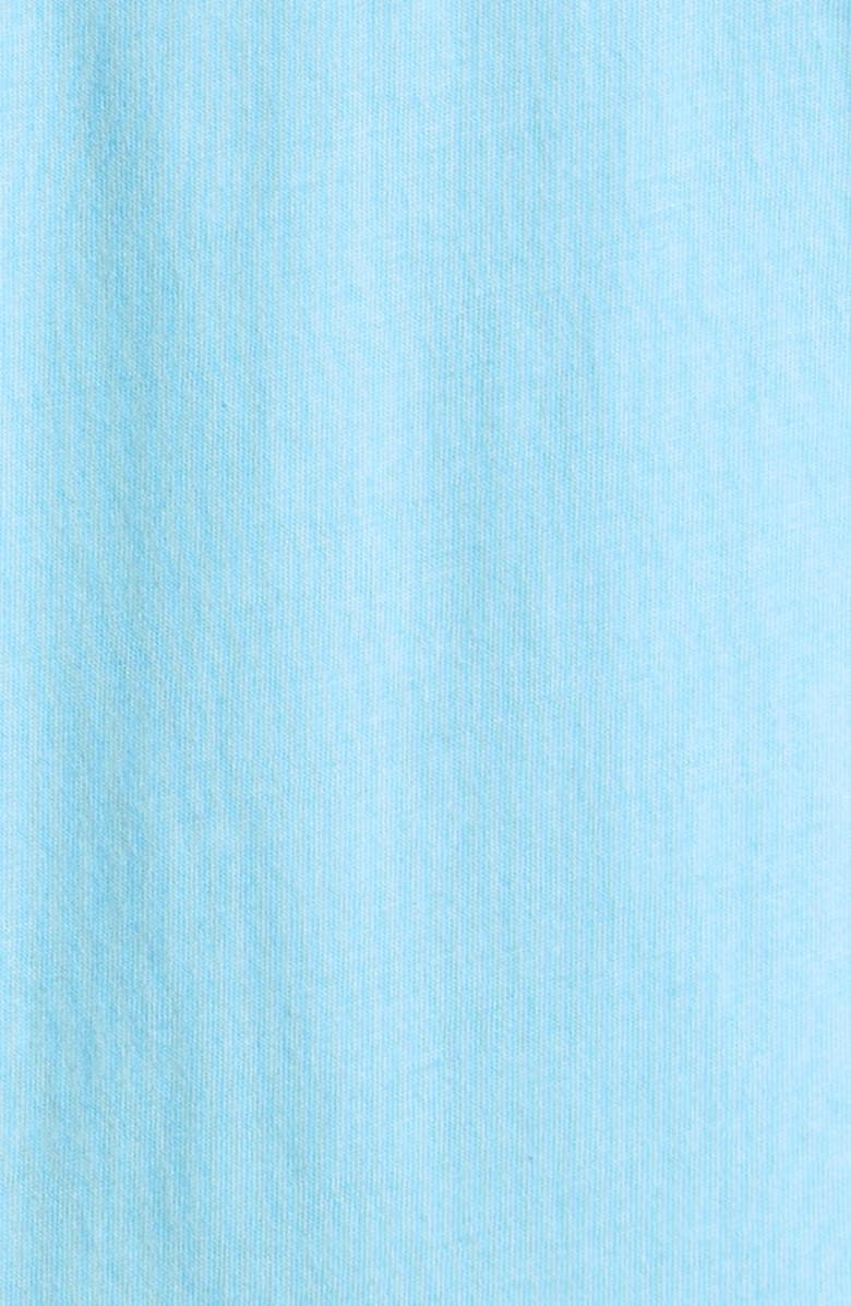 adidas Graphic Print 3-Stripes Romper, Alternate, color, Frozen Blue