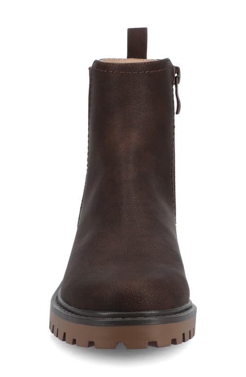 Journee Collection Junnah Chelsea Boot In Brown