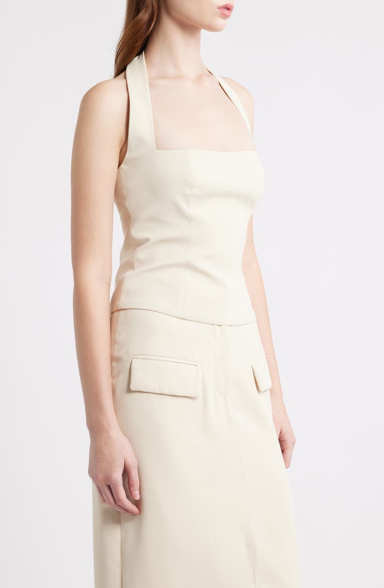 Odd Muse The Ultimate Muse Halter Top, Alternate, color, Oat