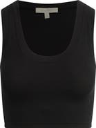 Favorite Daughter The Cutting It Loose Rib Crop Top