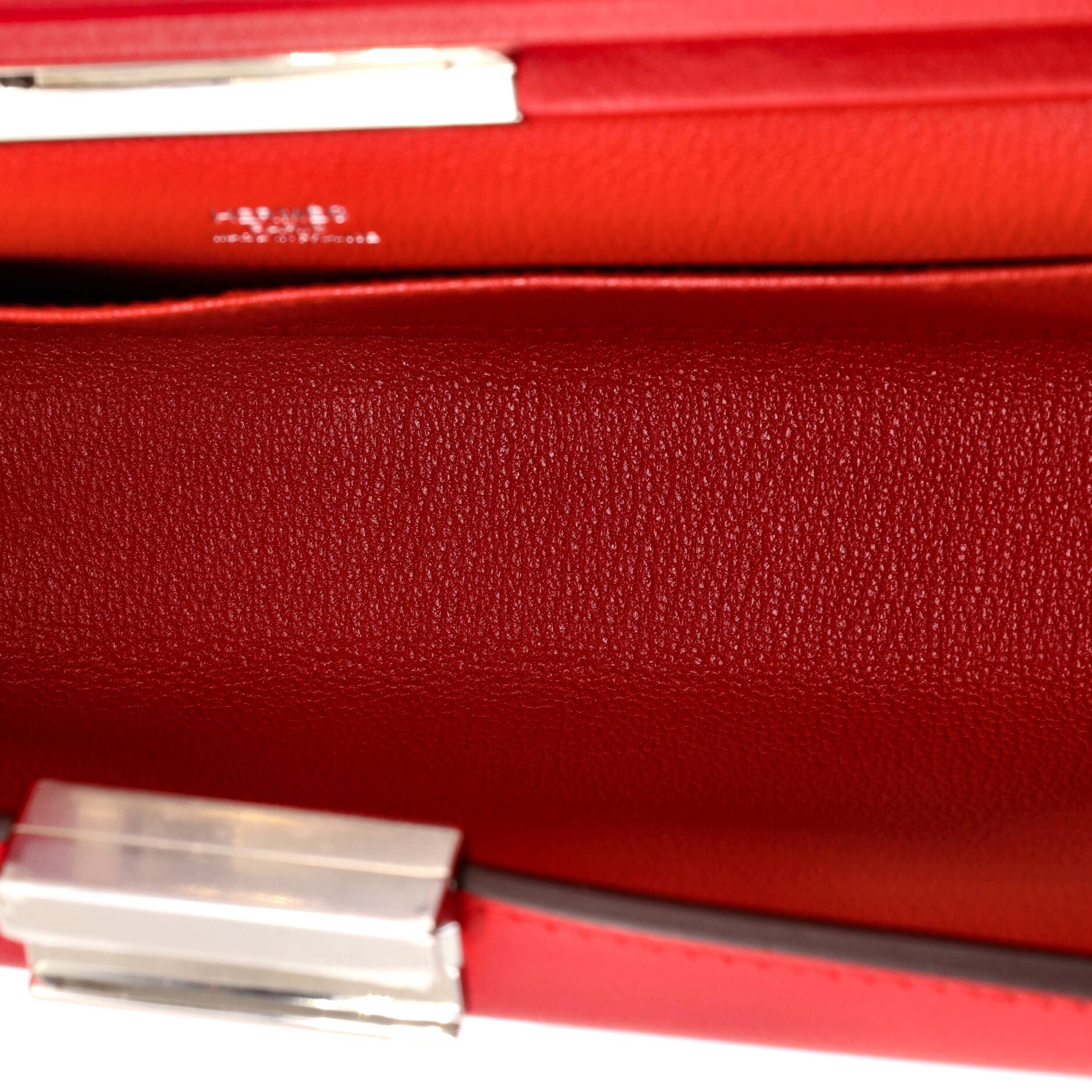 Pre-Owned Hermes Clic-H Shoulder Bag Evercolor 21, Alternate, color, Rouge De Coeur
