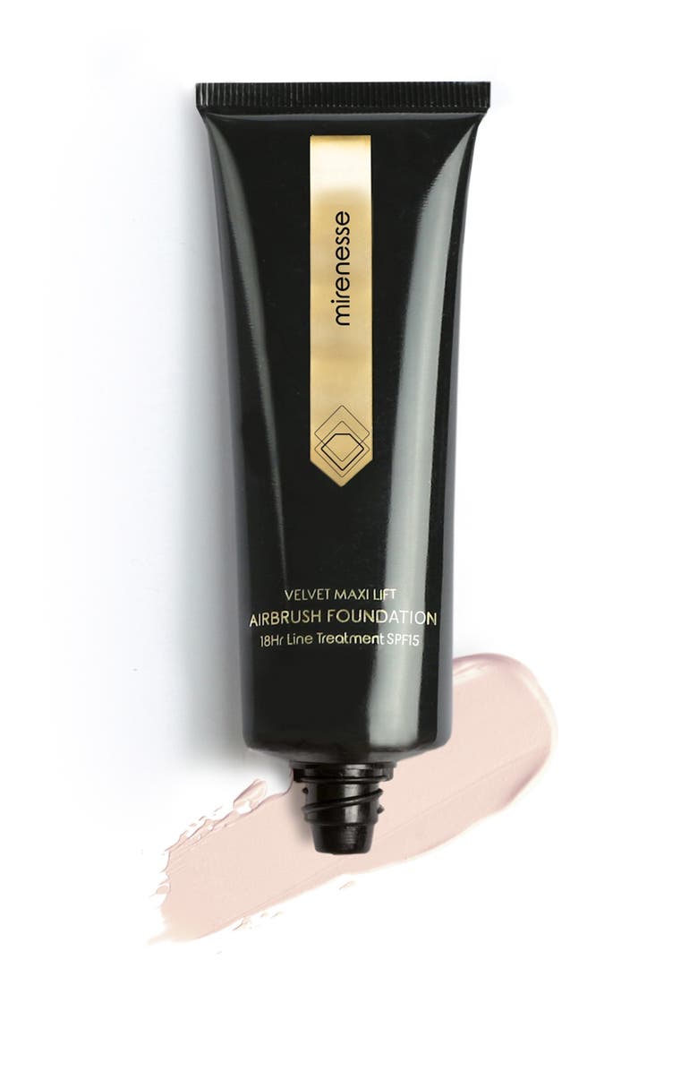 MIRENESSE Velvet Maxi Lift Airbrush Foundation 18hr Line Treatment Spf15 11 - Porcelain, Main, color, 