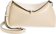 TOTEME Palmellata T-Lock Leather Clutch Crossbody