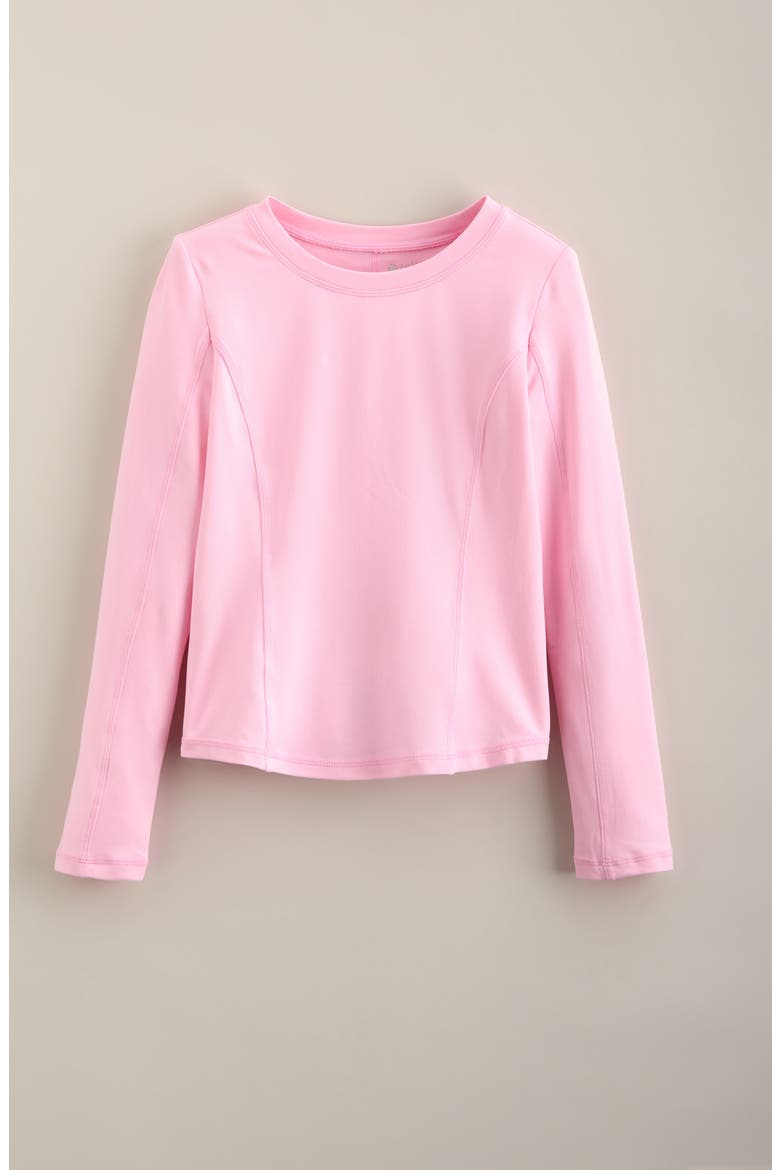 Kids' Line Up Performance Long Sleeve T-Shirt, Main, color, PINK SERENE