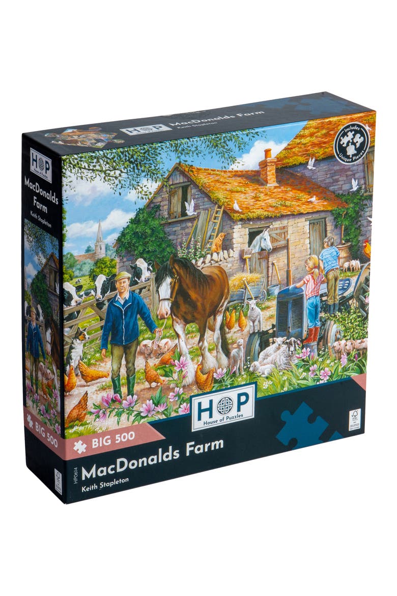 MacDonalds Farm Big 500-Piece Jigsaw Puzzle, Main, color, NONE