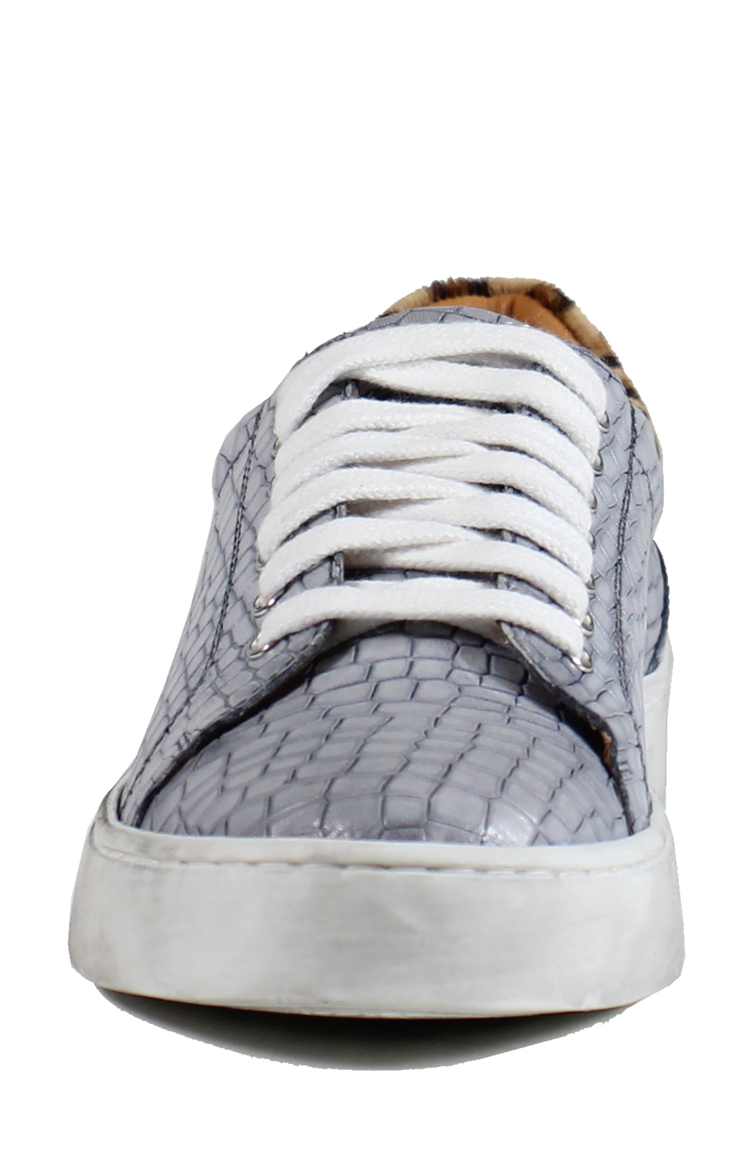 Diba True Abbot Snakeskin Embossed Sneaker, Alternate, color, 