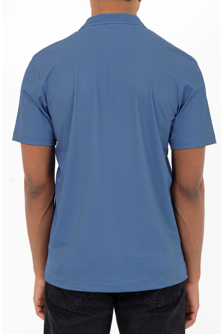 Short Sleeve Stretch Polo, Alternate, color, NAVY