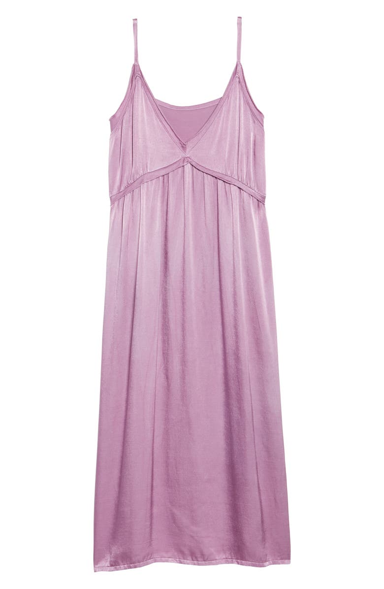 LACAUSA Marigold Satin Nightgown, Alternate, color,