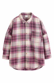Kids' Check Shacket