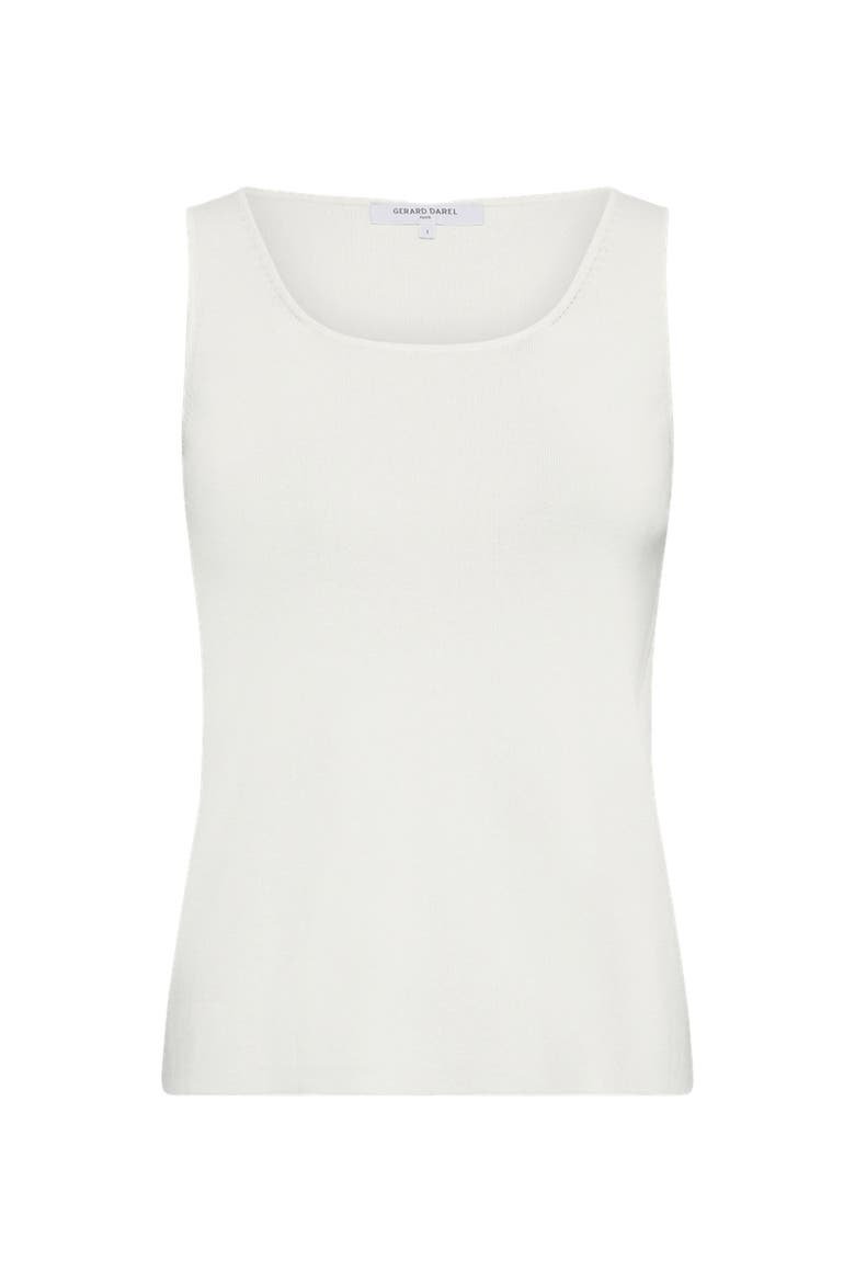 Lucina Round Neck Knit Vest, Alternate, color, White