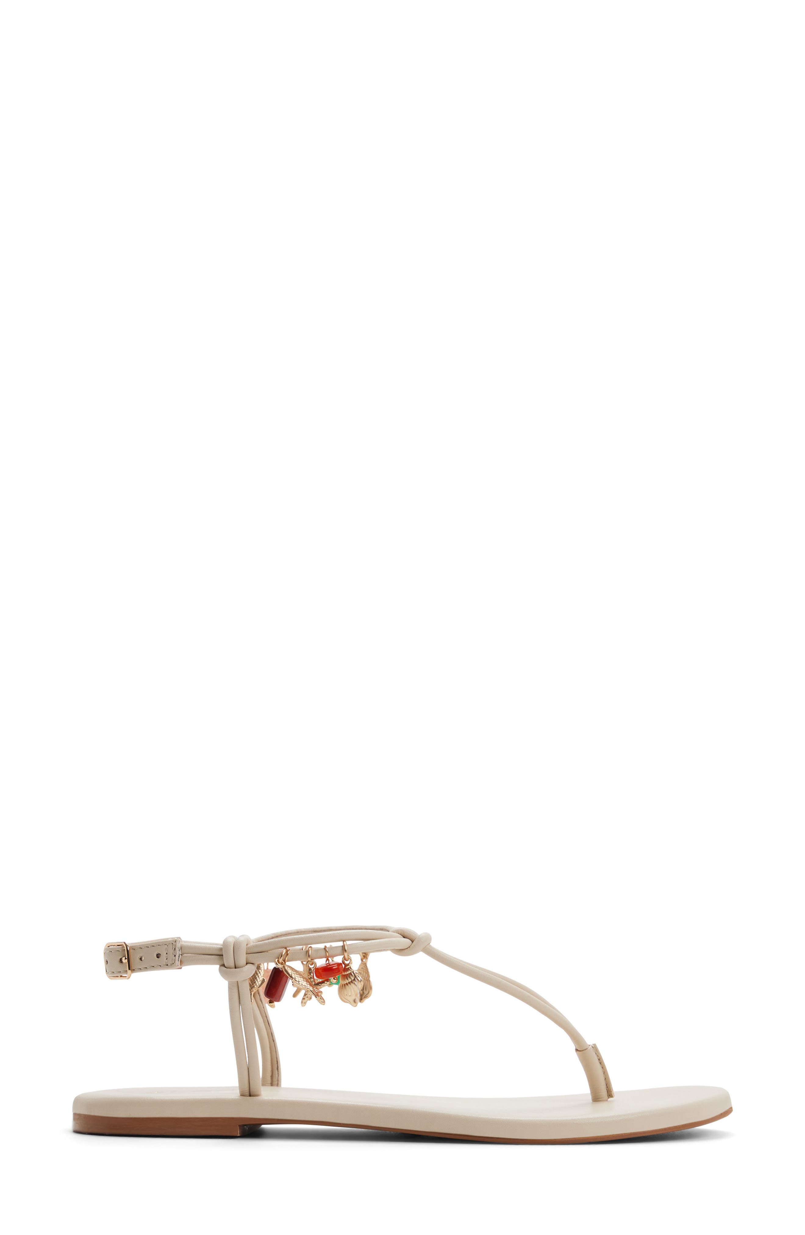 Seajewels Ankle Strap Sandal, Alternate, color, WHITE/ BONE