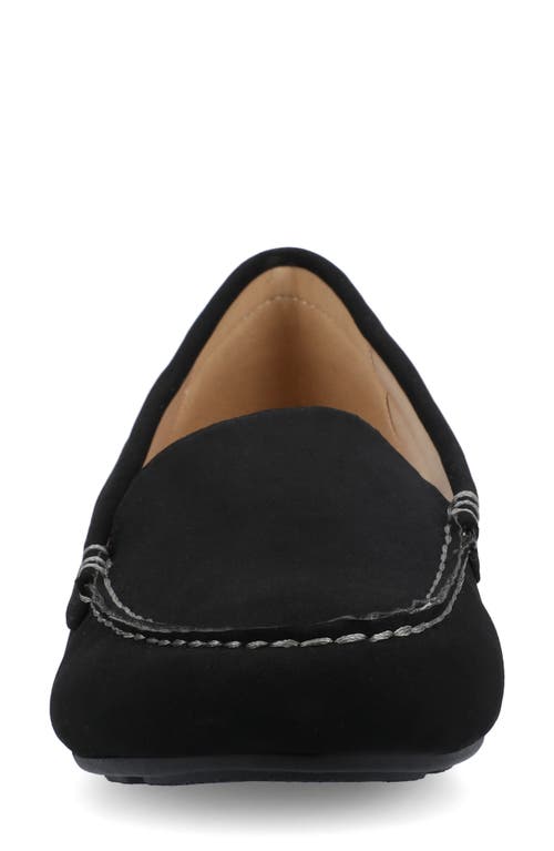 Journee Collection Journee Womens Oreta Medium And Wide Width Driving Loafer In Black