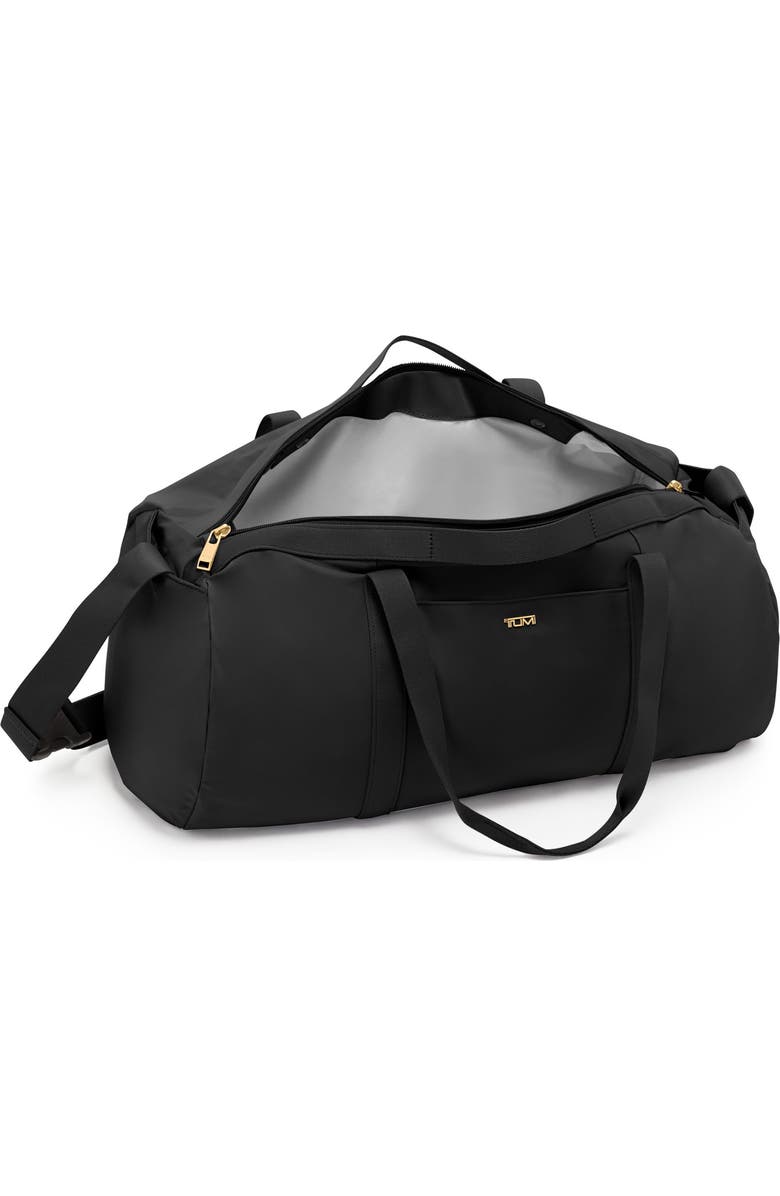 TUMI Voyageur - Just in Case Nylon Duffle Bag, Alternate, color, Black/ Gold