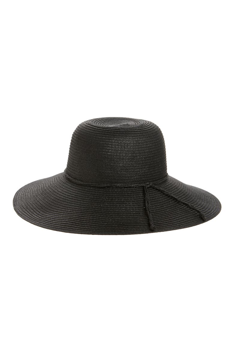 Packable Floppy Sun Hat, Main, color, BLACK