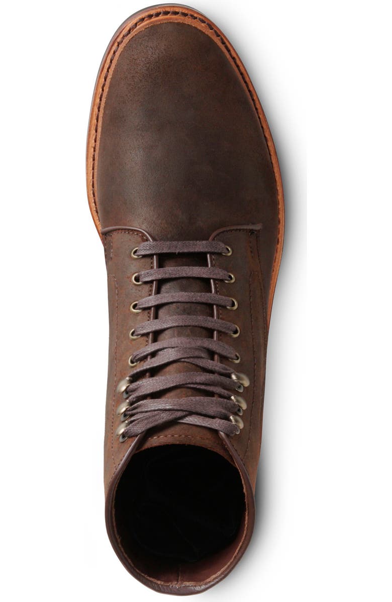 Allen Edmonds Higgins Mill Plain Toe Boot, Alternate, color, Brown