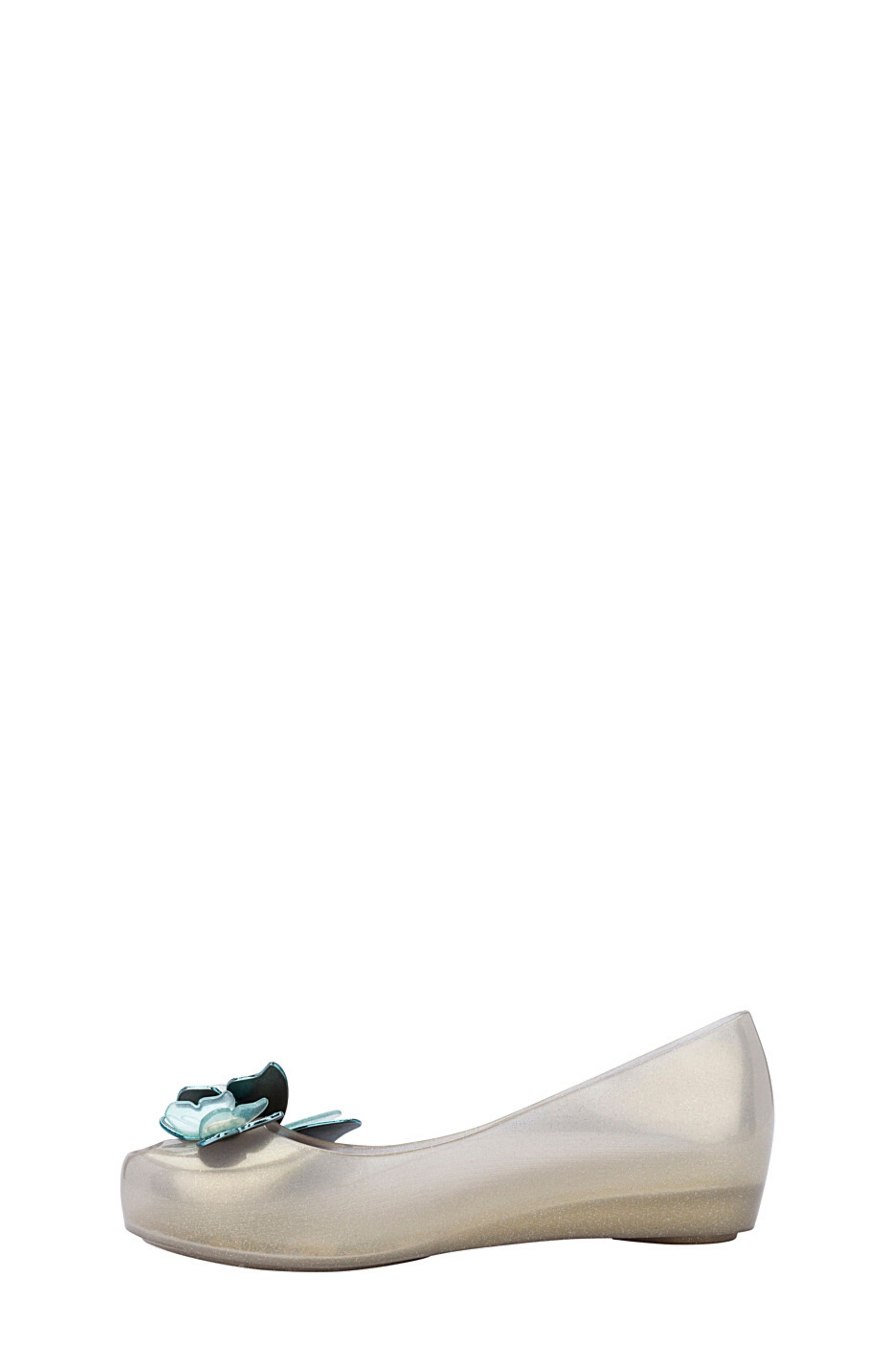 Mini Melissa Ultra Girl Embellished Flat, Alternate, color, 