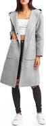 Belle & Bloom Walk This Way Wool Blend Oversized Coat