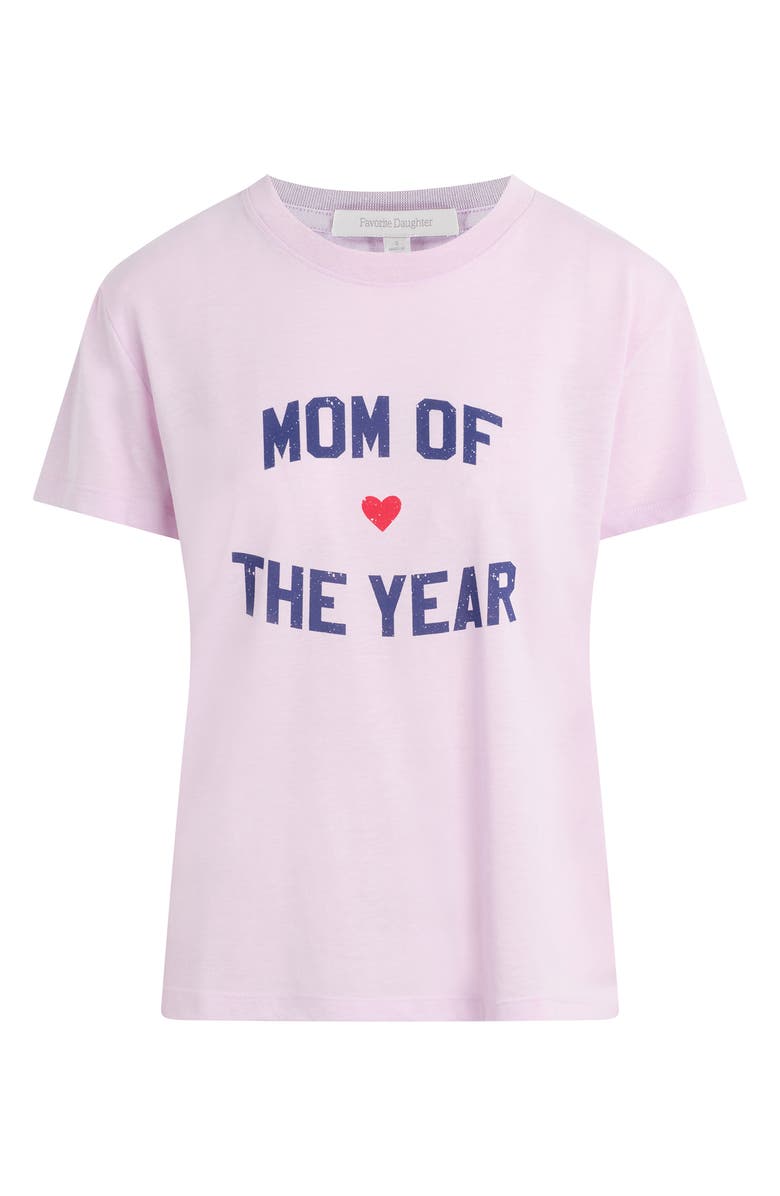 Favorite Daughter Mom of the Year Graphic T-Shirt, Main, color, Wisteria W/ Veneti