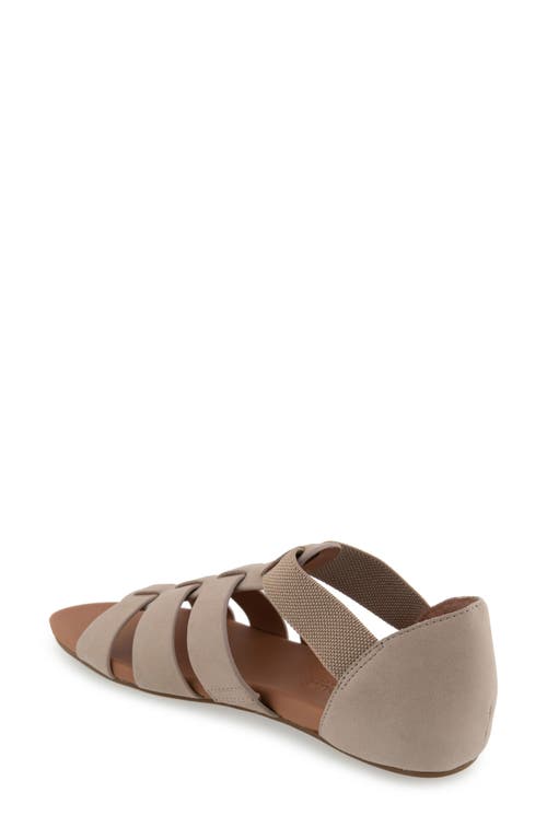 Gentle Souls By Kenneth Cole Lennon Strappy Sandal In Mushroom Nubuck