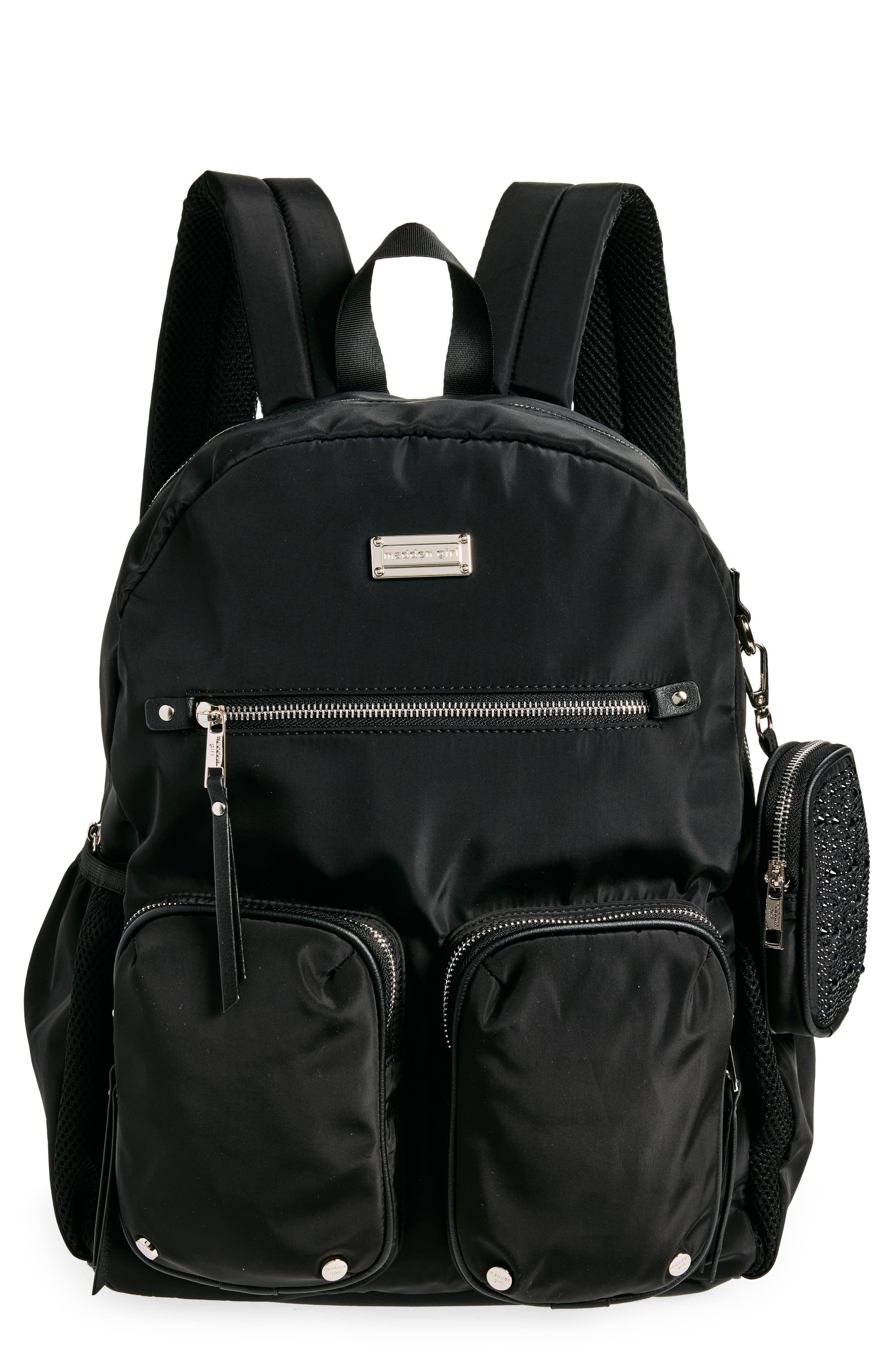 Madden Girl Nylon Dome Backpack, Main, color, 
