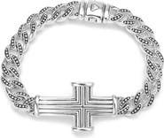 LAGOS Men's Anthem Cross Link Bracelet