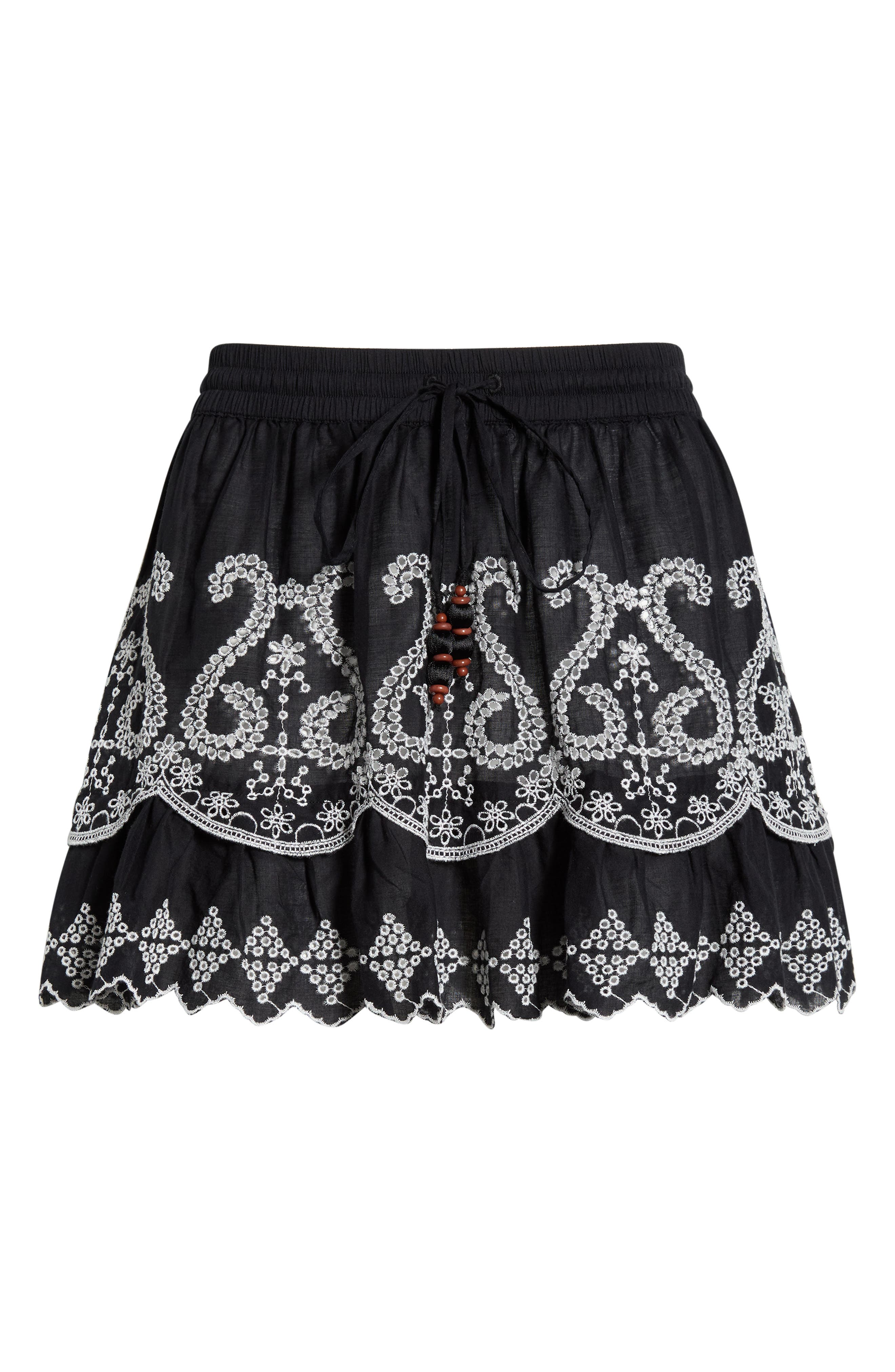 Ramy Brook Judith Eyelet Embroidery Miniskirt (Women) | Nordstrom